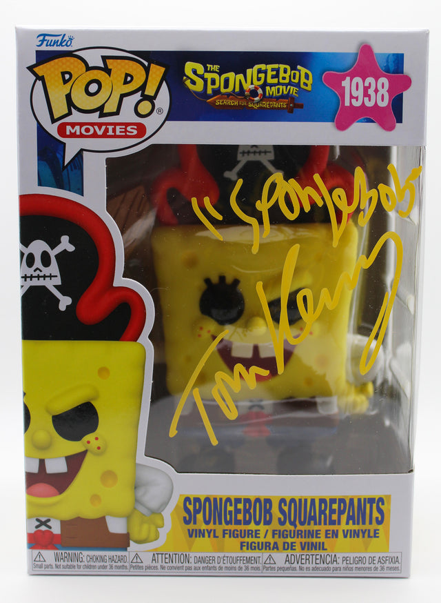 A signed Tom Kenny Signed - Funko Pop! - #1938 — A - Funko Pop! #1938 with Character Name