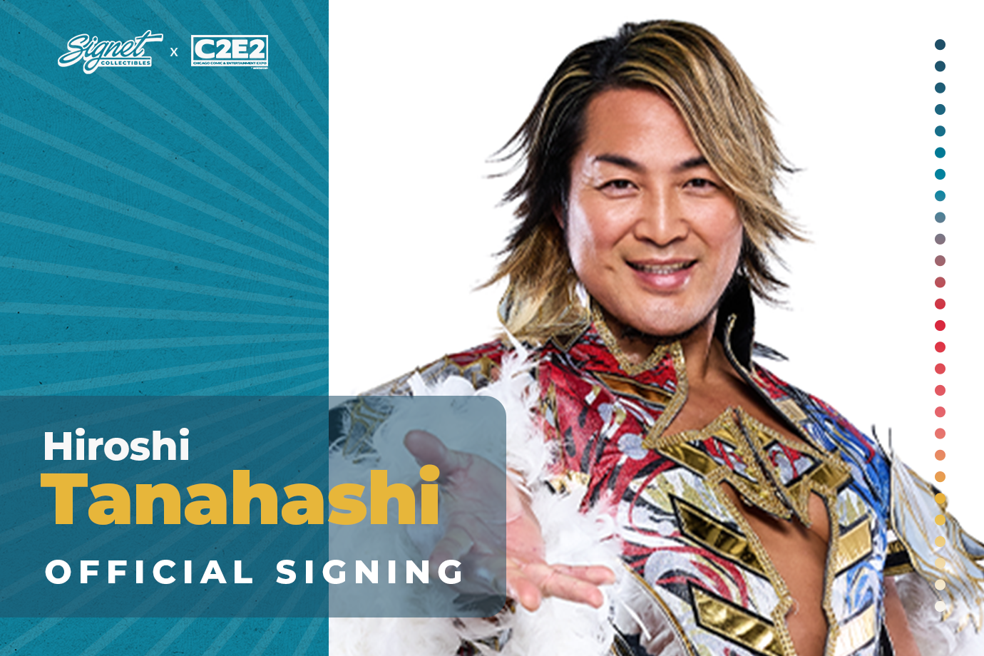 Hiroshi Tanahashi Autograph Pre-Order - C2E2 – Signet Collectibles