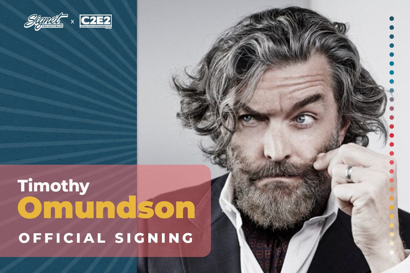 Timothy Omundson Autograph Pre-Order - C2E2