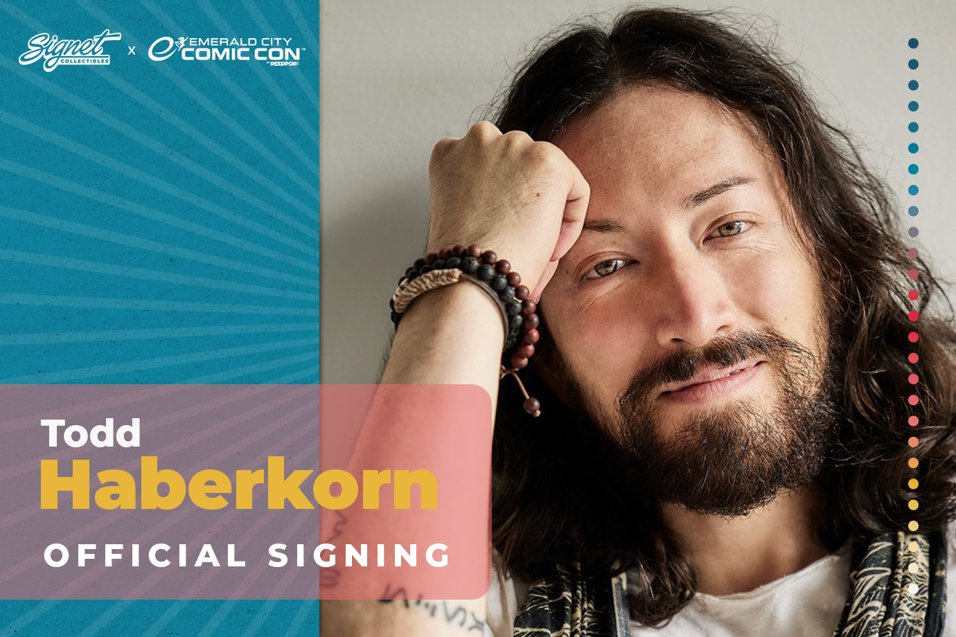 Todd Haberkorn Autograph Pre-Order - ECCC