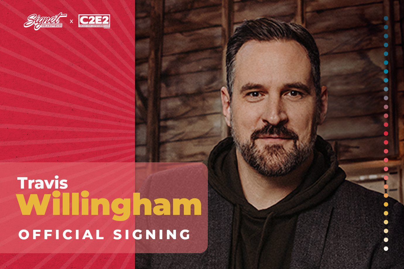 Travis Willingham Autograph Pre-Order - C2E2