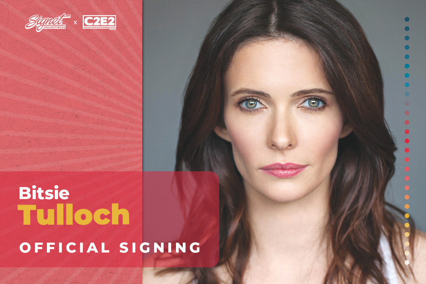 Bitsie Tulloch Autograph Pre-Order - C2E2
