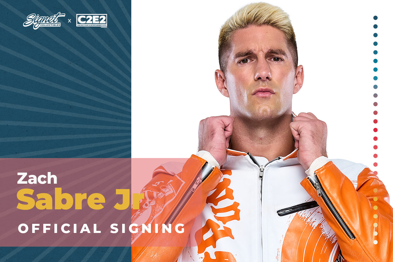 Zack Sabre Jr. Autograph Pre-Order | Official Signing | C2E2 – Signet ...