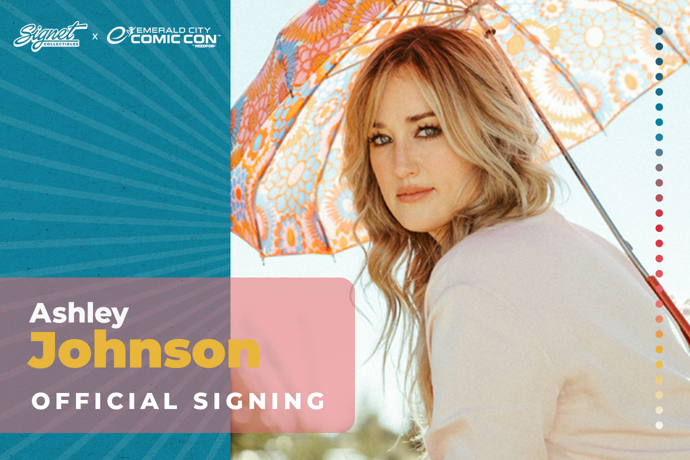 Ashley Johnson Autograph Pre-Order - ECCC