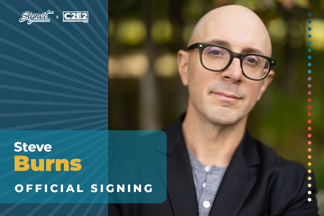 Steve Burns Autograph Pre-Order | Official Signing | C2E2 – Signet ...