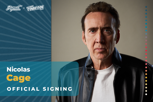 Nicolas Cage Autograph Pre-Order - New York Comic Con
