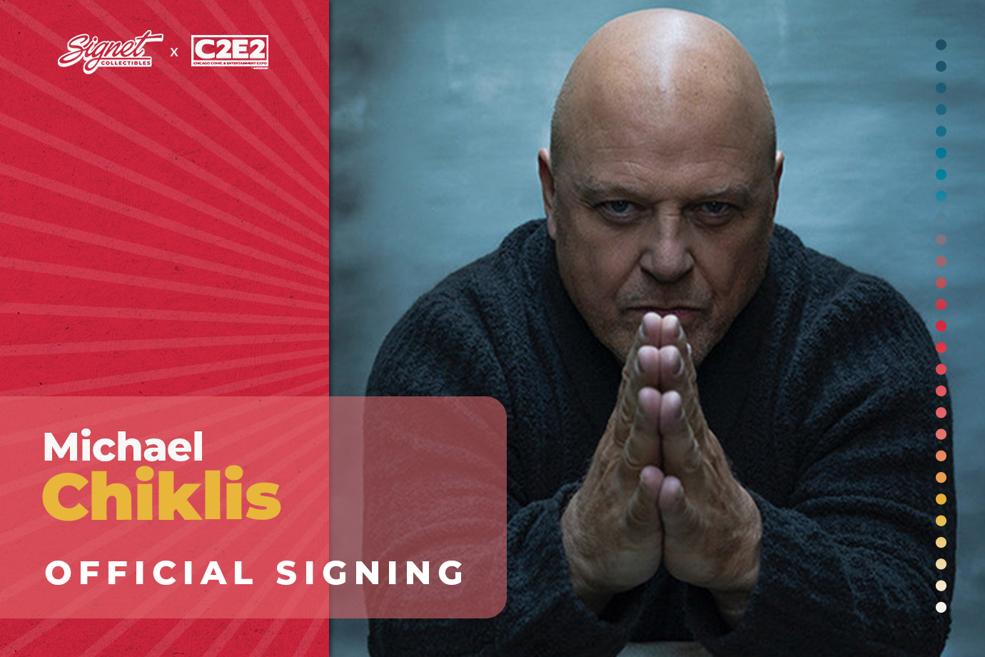 Michael Chiklis Autograph Pre-Order - C2E2