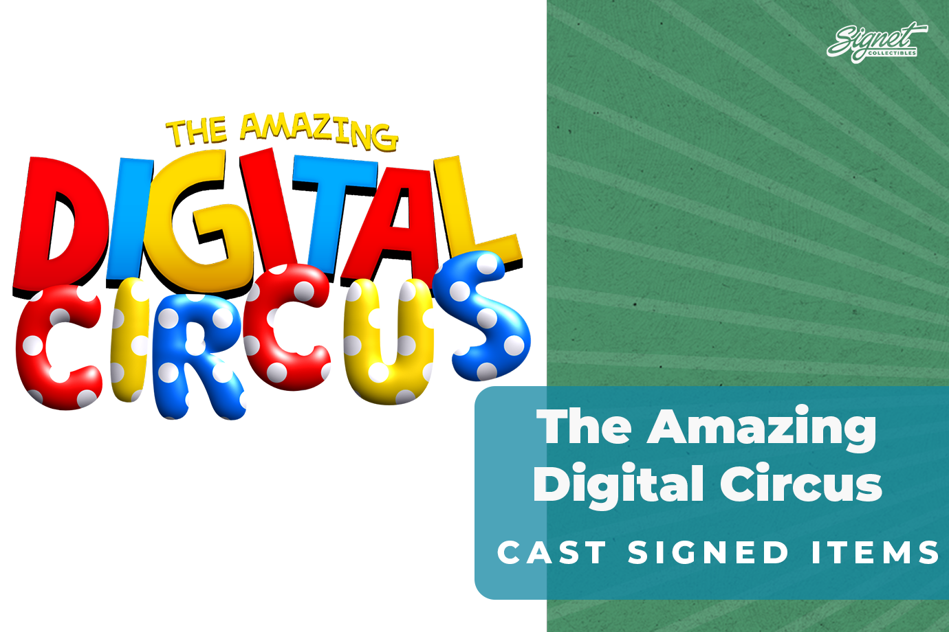 Amazing Digital Circus Cast Signed Photos