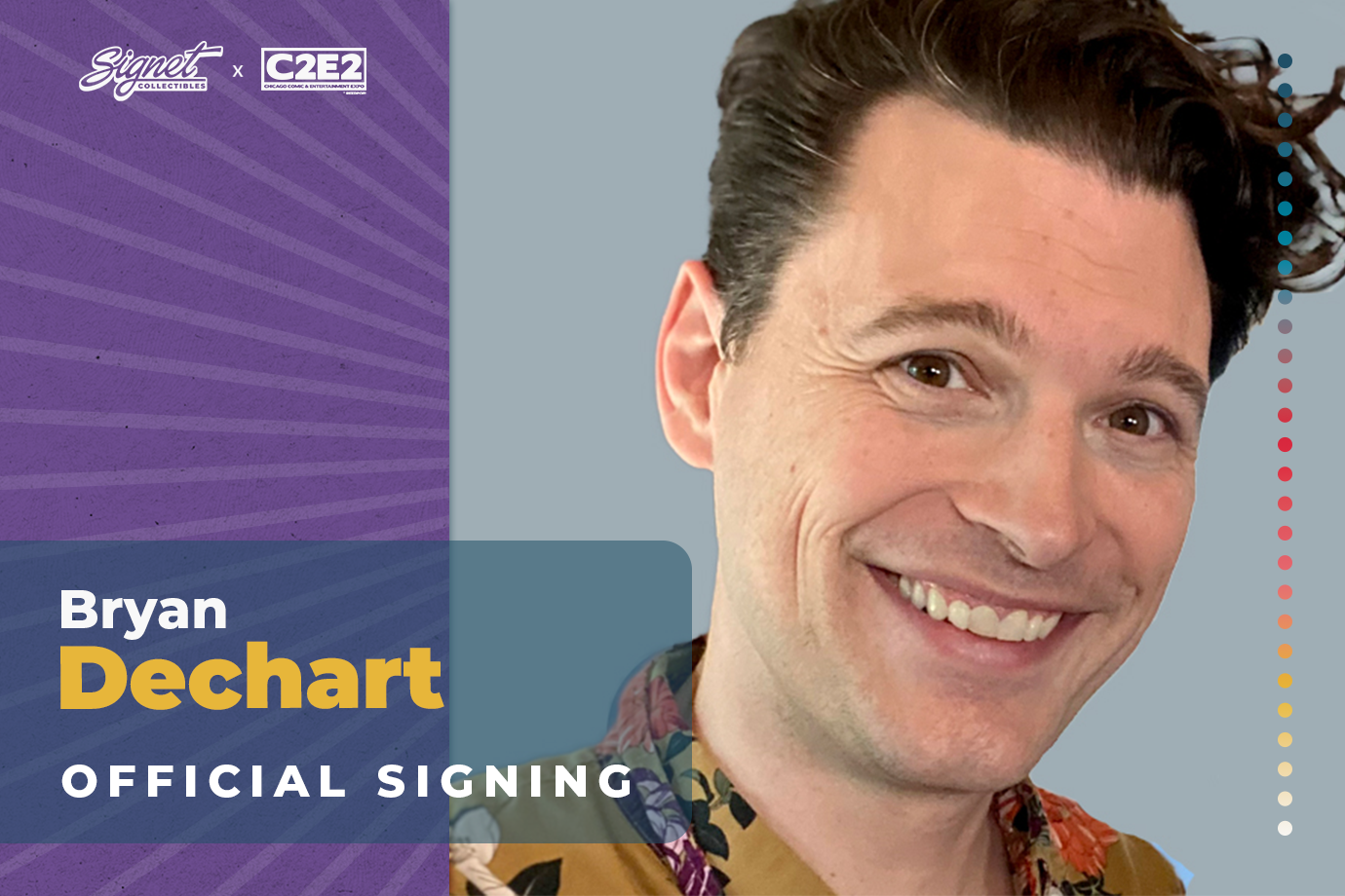 Bryan Dechart Autograph Pre-Order - C2E2