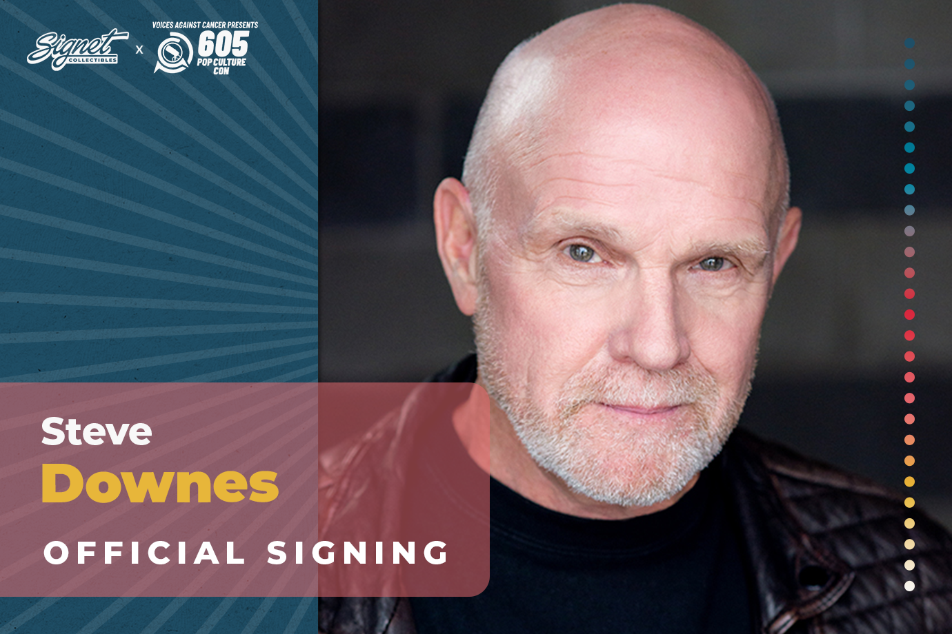 Steve Downes Autograph Pre-Order - Voices Against Cancer