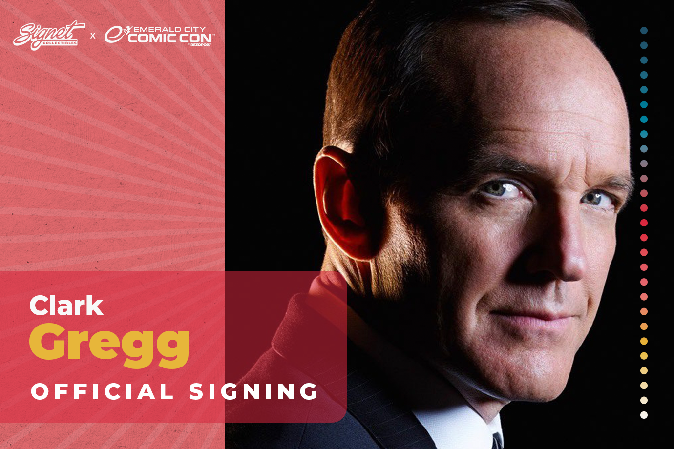 Clark Gregg Autograph Pre-Order - ECCC