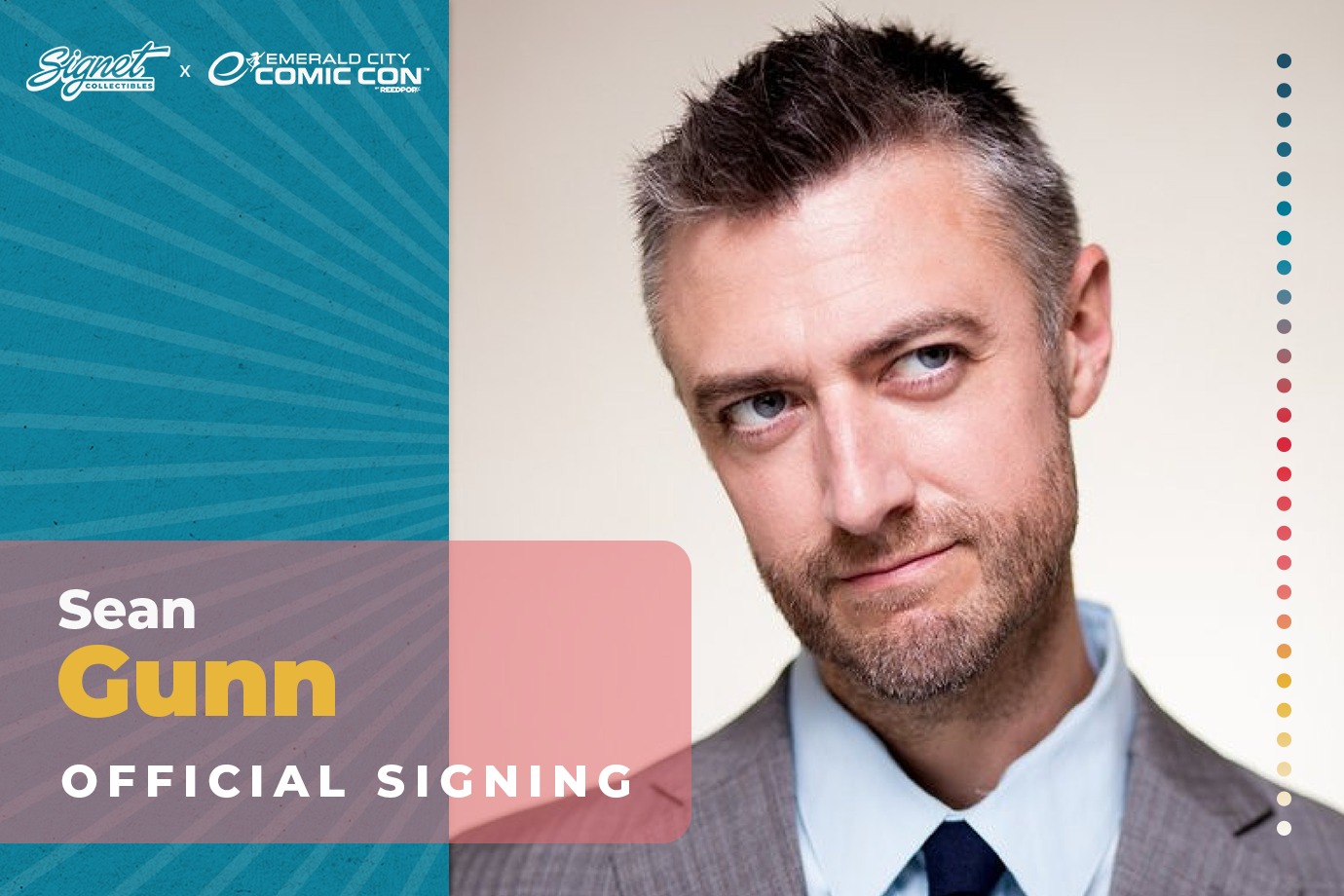 Sean Gunn Autograph Pre-Order - ECCC
