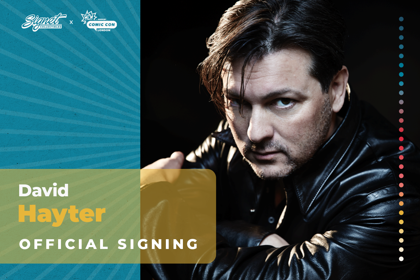 David Hayter Autograph Pre-Order - MCM London