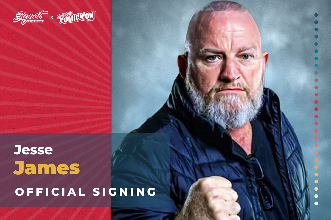 Road Dogg Jesse James Autograph Pre-Order - New York Comic Con