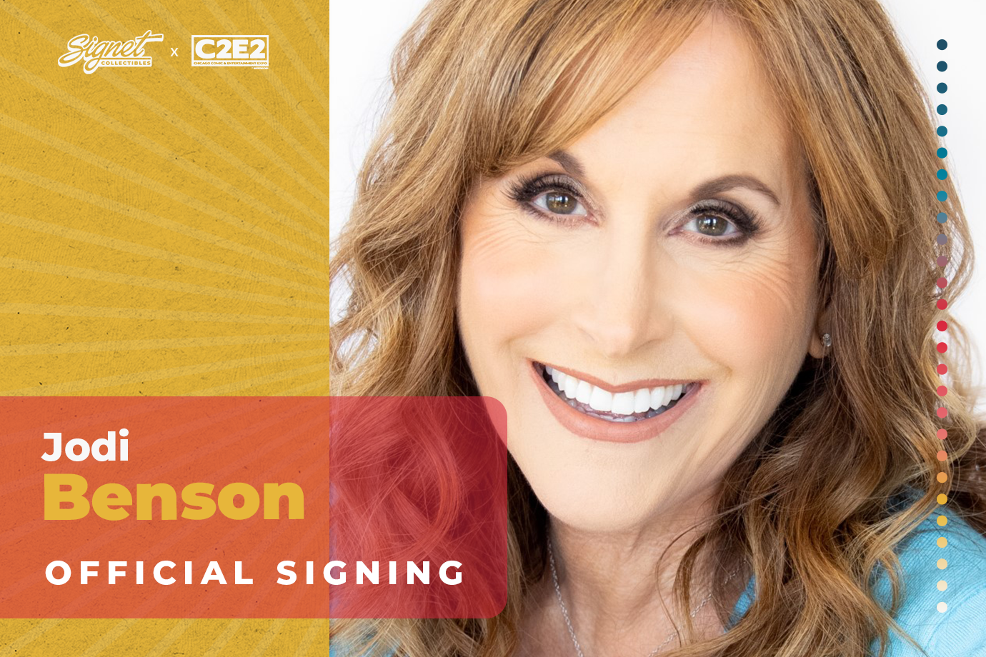 Jodi Benson Autograph Pre-Order - C2E2