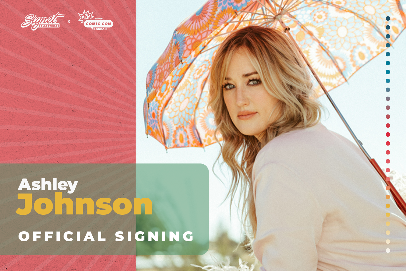 Ashley Johnson Autograph Pre-Order - MCM London October