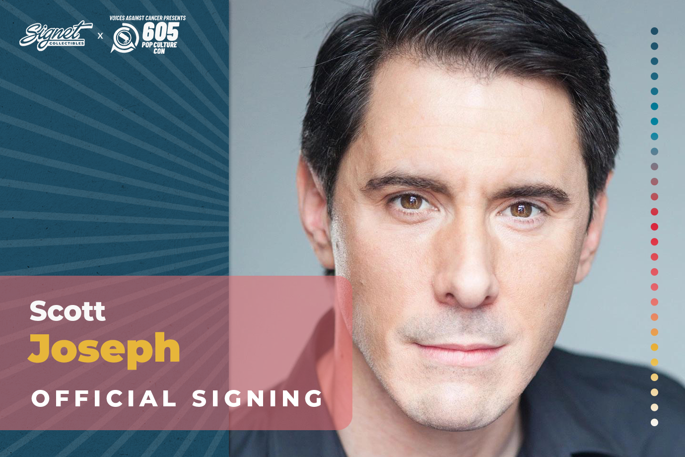 Scott Joseph Autograph Pre-Order - Voices Against Cancer