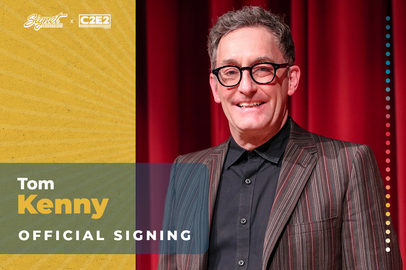 Tom Kenny Autograph Pre-Order - C2E2