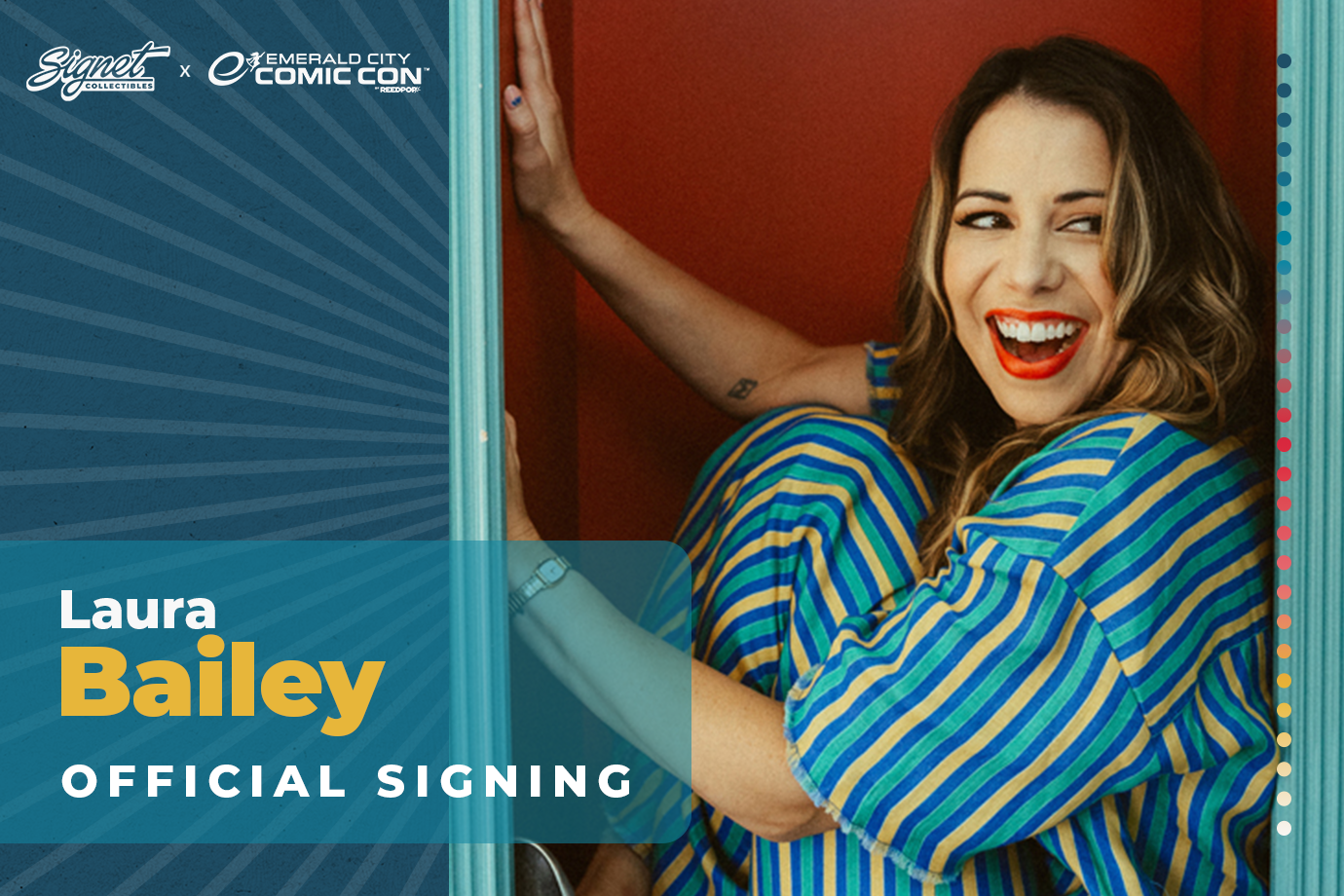 Laura Bailey Autograph Pre-Order - ECCC