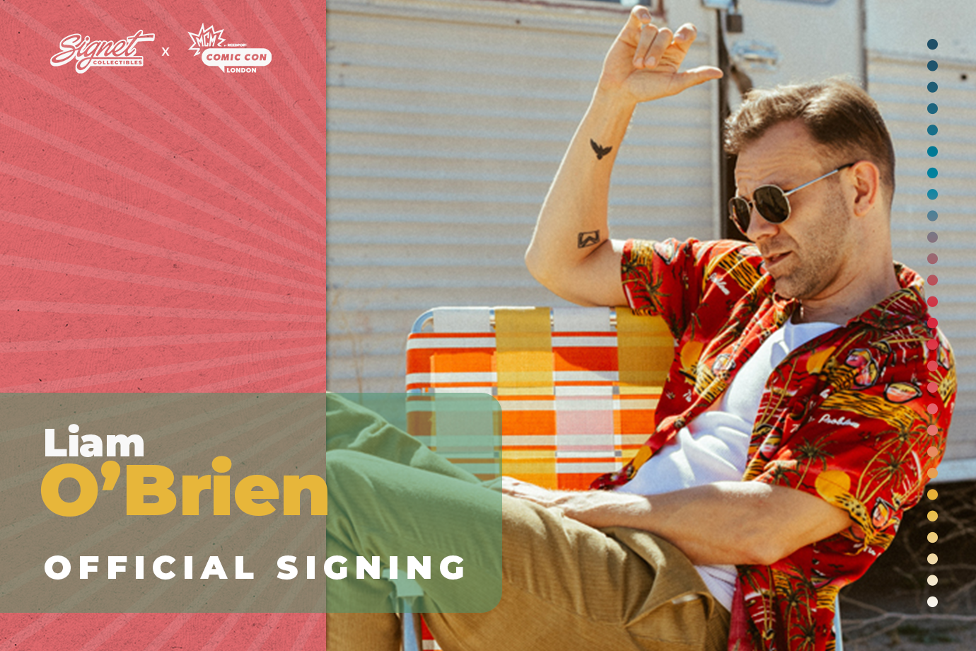 Liam O'Brien Autograph Pre-Order - MCM London October