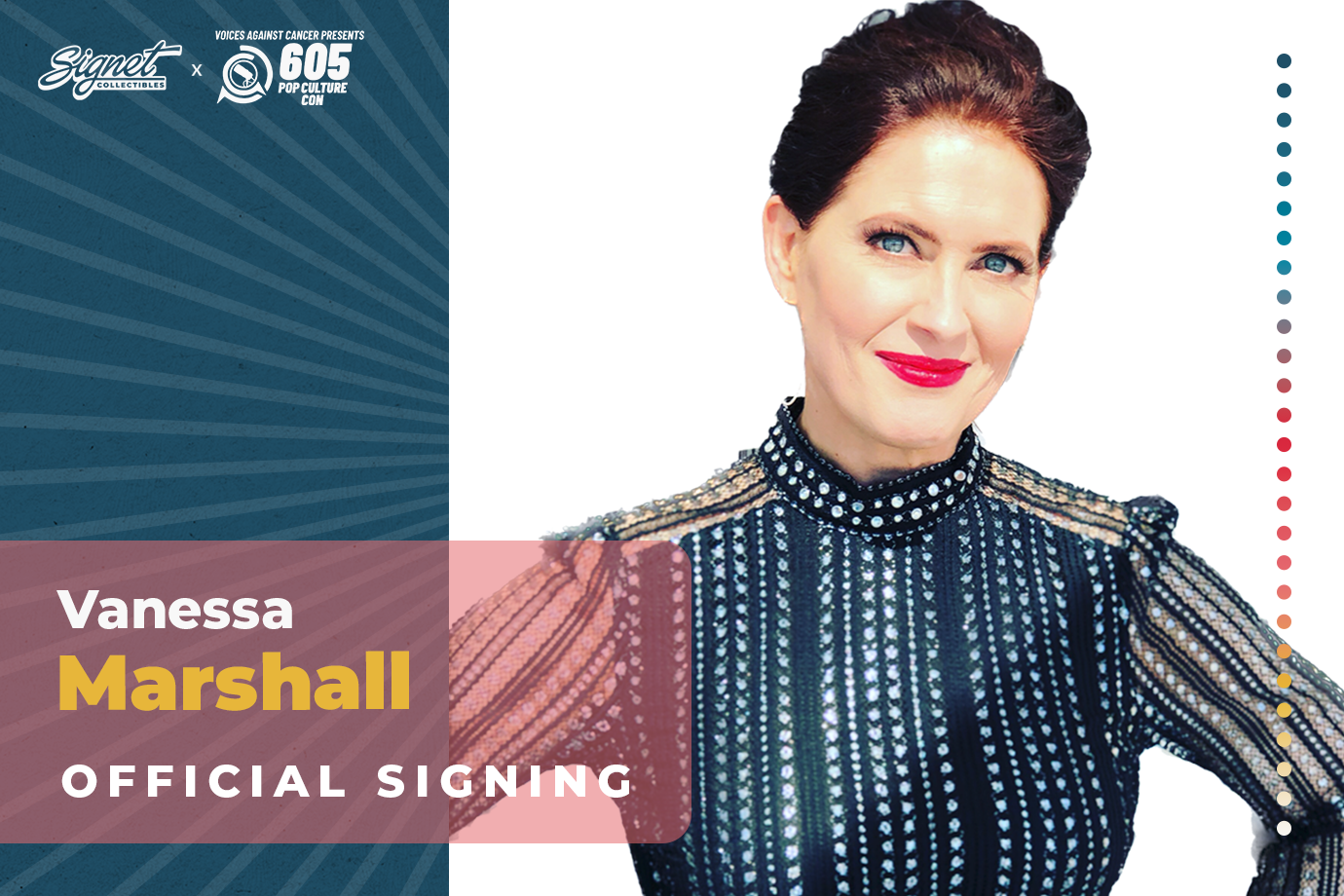 Vanessa Marshall Autograph Pre-Order - Voices Against Cancer