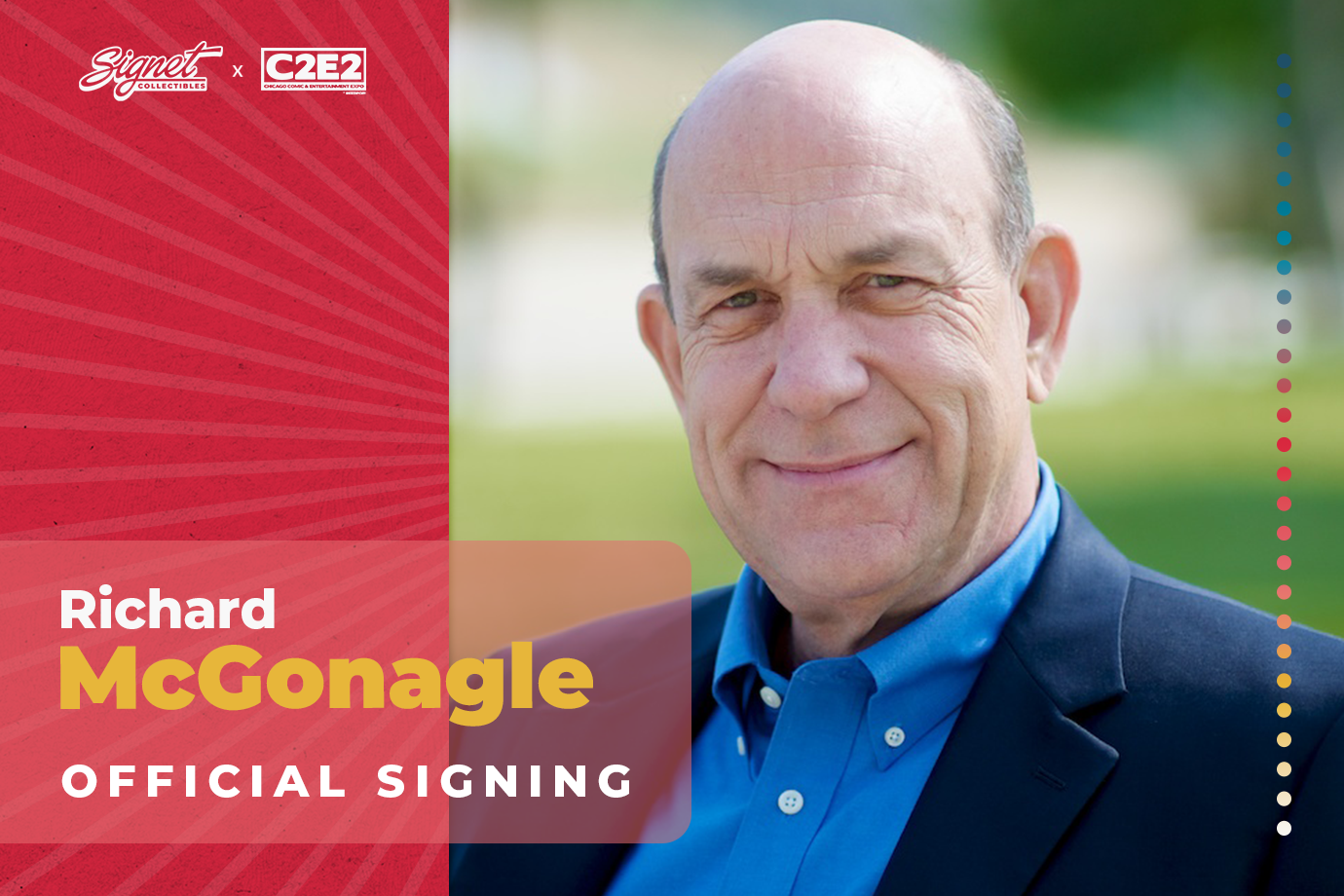 Richard McGonagle Autograph Pre-Order | Official Signing | C2E2 ...