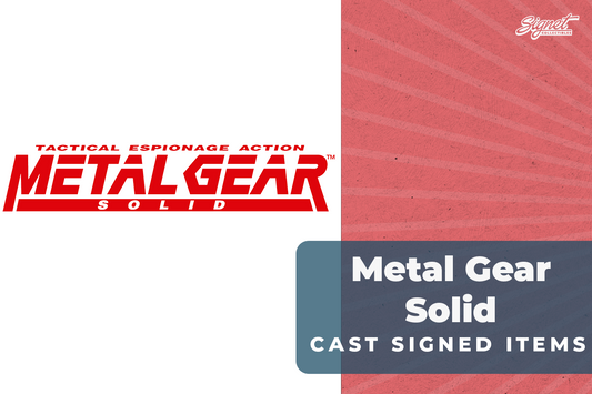 Metal Gear Solid Cast Signed Photos