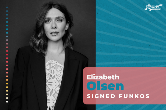 Elizabeth Olsen Signed Funko Pops