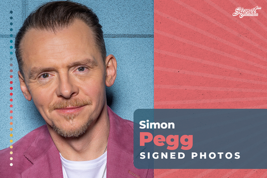 Simon Pegg Signed Photos