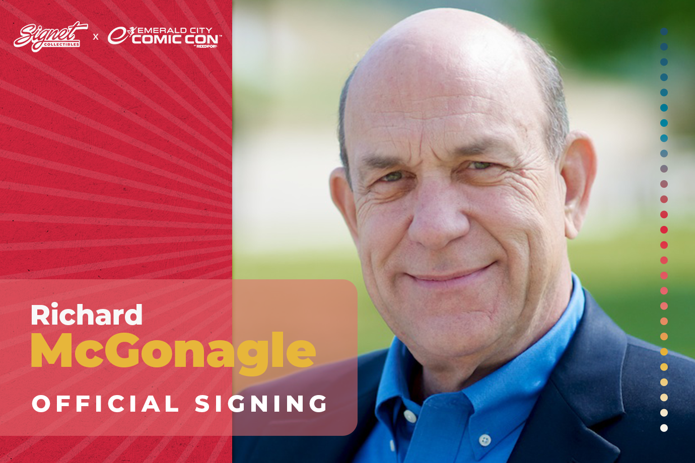 Richard McGonagle Autograph Pre-Order - ECCC