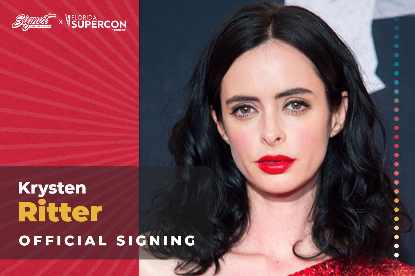 Krysten Ritter Autograph Pre-Order - Supercon