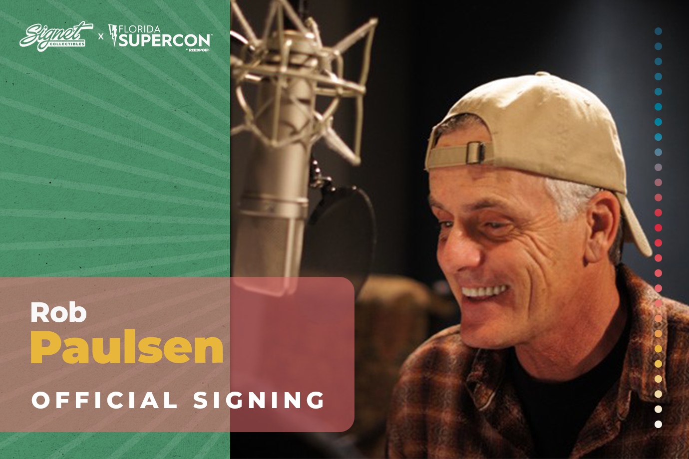 Rob Paulsen Autograph Pre-Order - Supercon