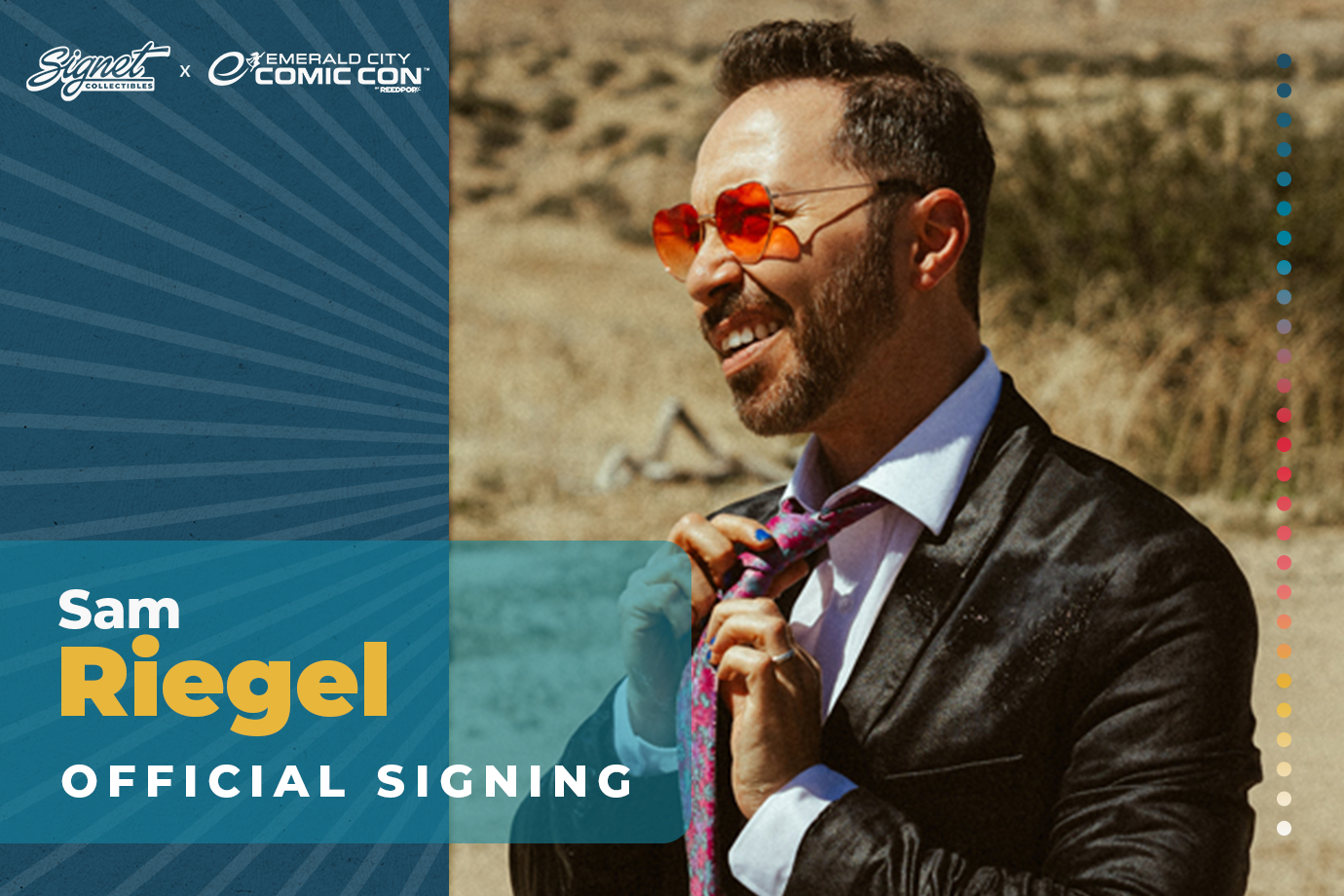 Sam Riegel Autograph Pre‑Order | Official Signing | ECCC – Signet ...