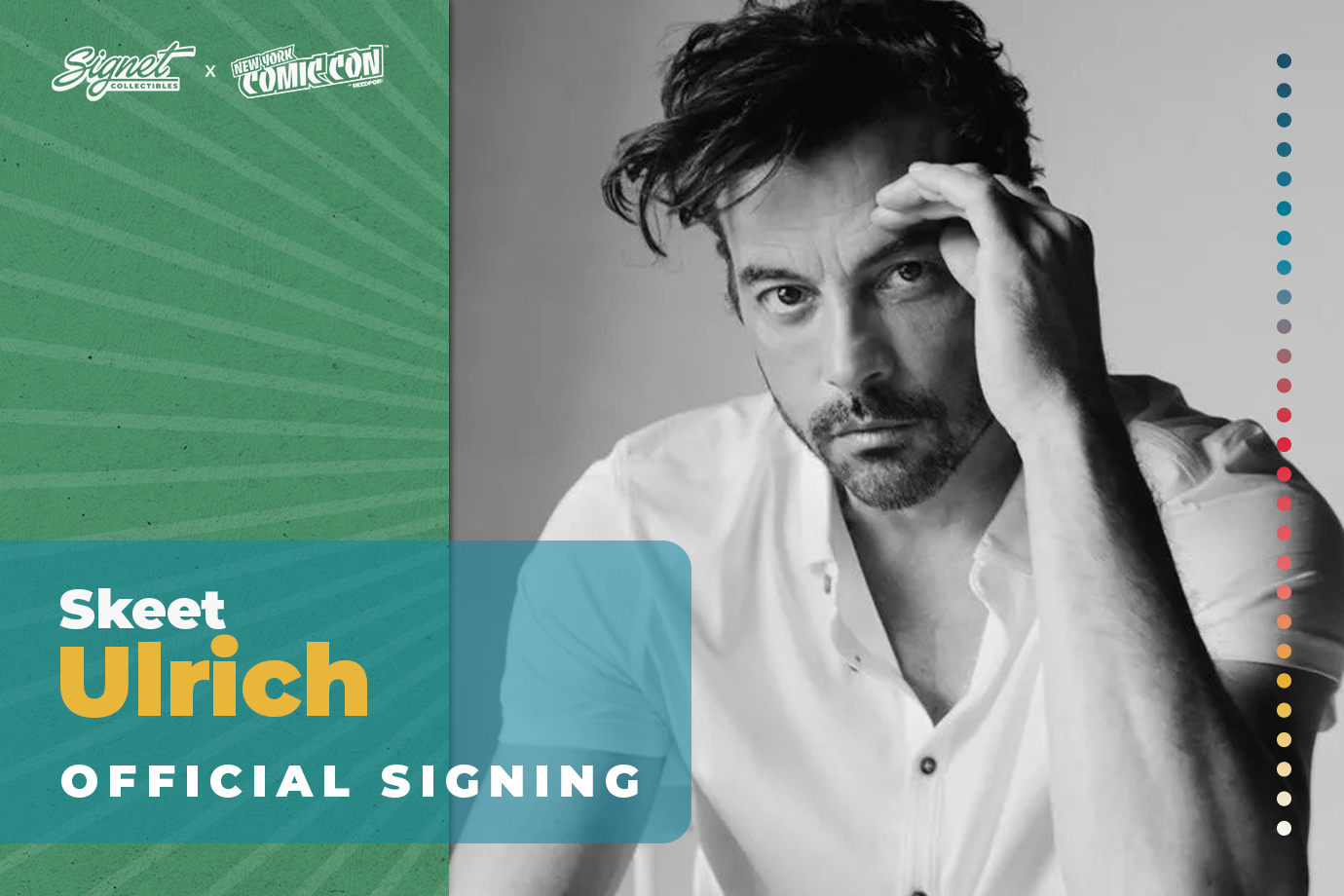 Skeet Ulrich Autograph Pre-Order - New York Comic Con