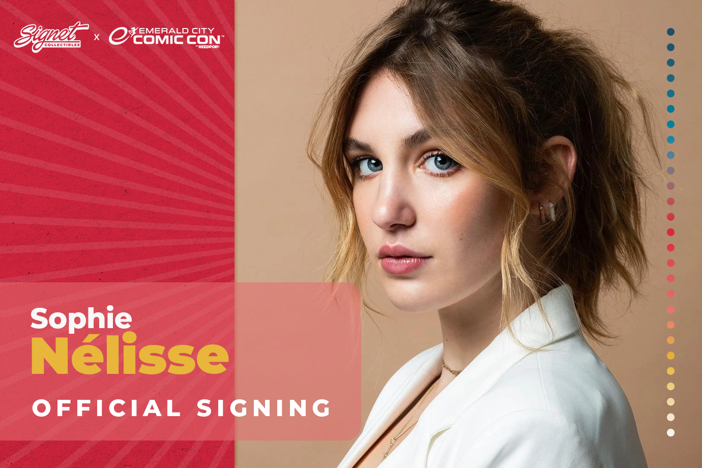 Sophie Nélisse Autograph Pre-Order - ECCC