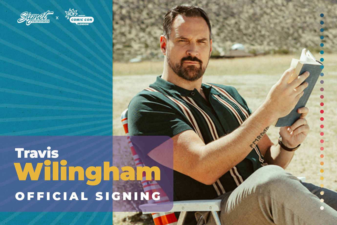 Travis Willingham Autograph Pre-Order - MCM London October
