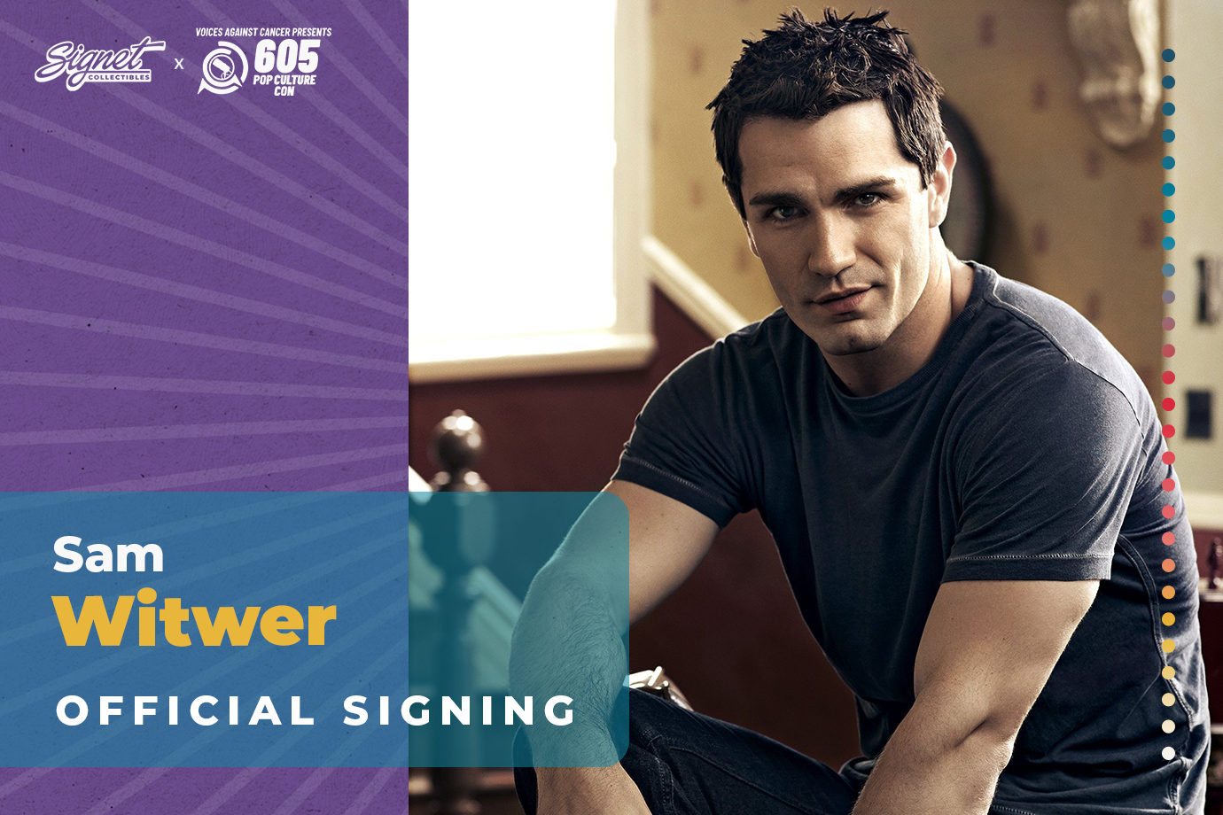Sam Witwer Autograph Pre-Order - Voices Against Cancer
